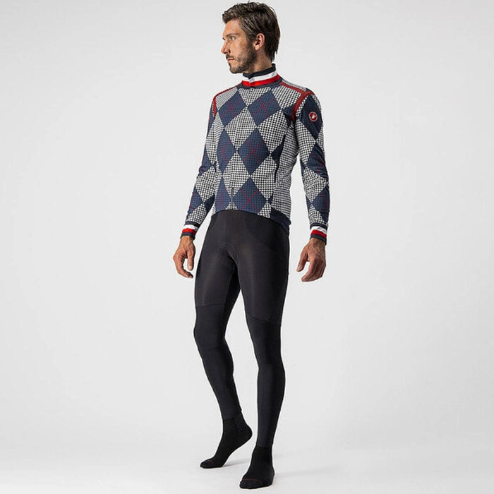 Castelli Perfetto RoS LTD long sleeves jersey - Blue white