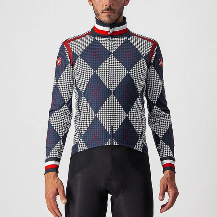 Castelli Perfetto RoS LTD long sleeves jersey - Blue white