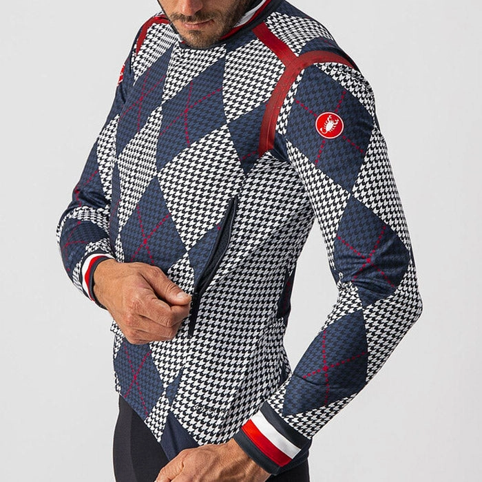 Castelli Perfetto RoS LTD long sleeves jersey - Blue white