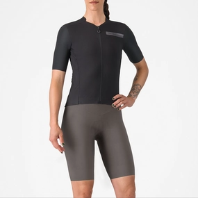Castelli Premio Evo DT women bib shorts - Grey
