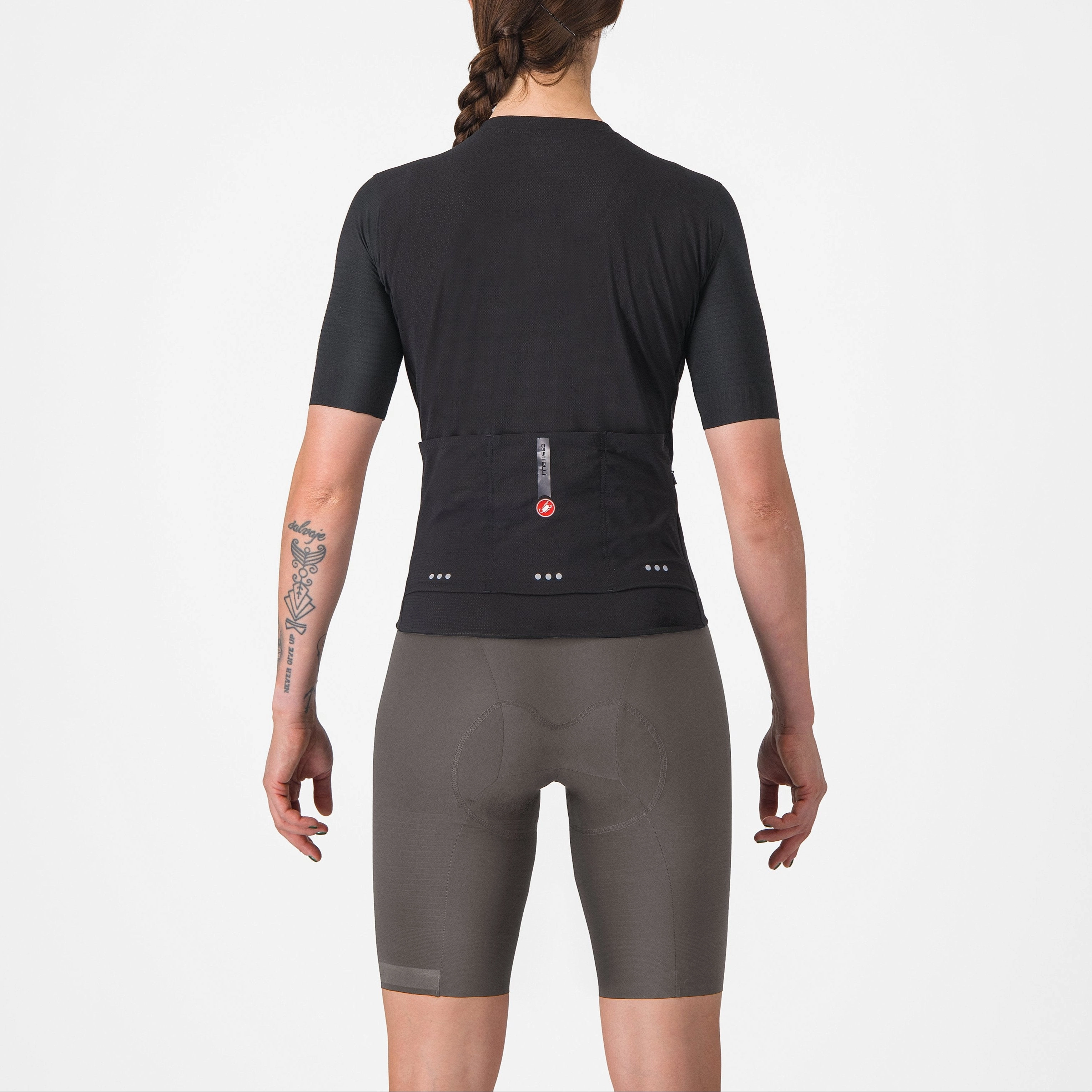 Castelli Premio Evo DT women bib shorts - Grey