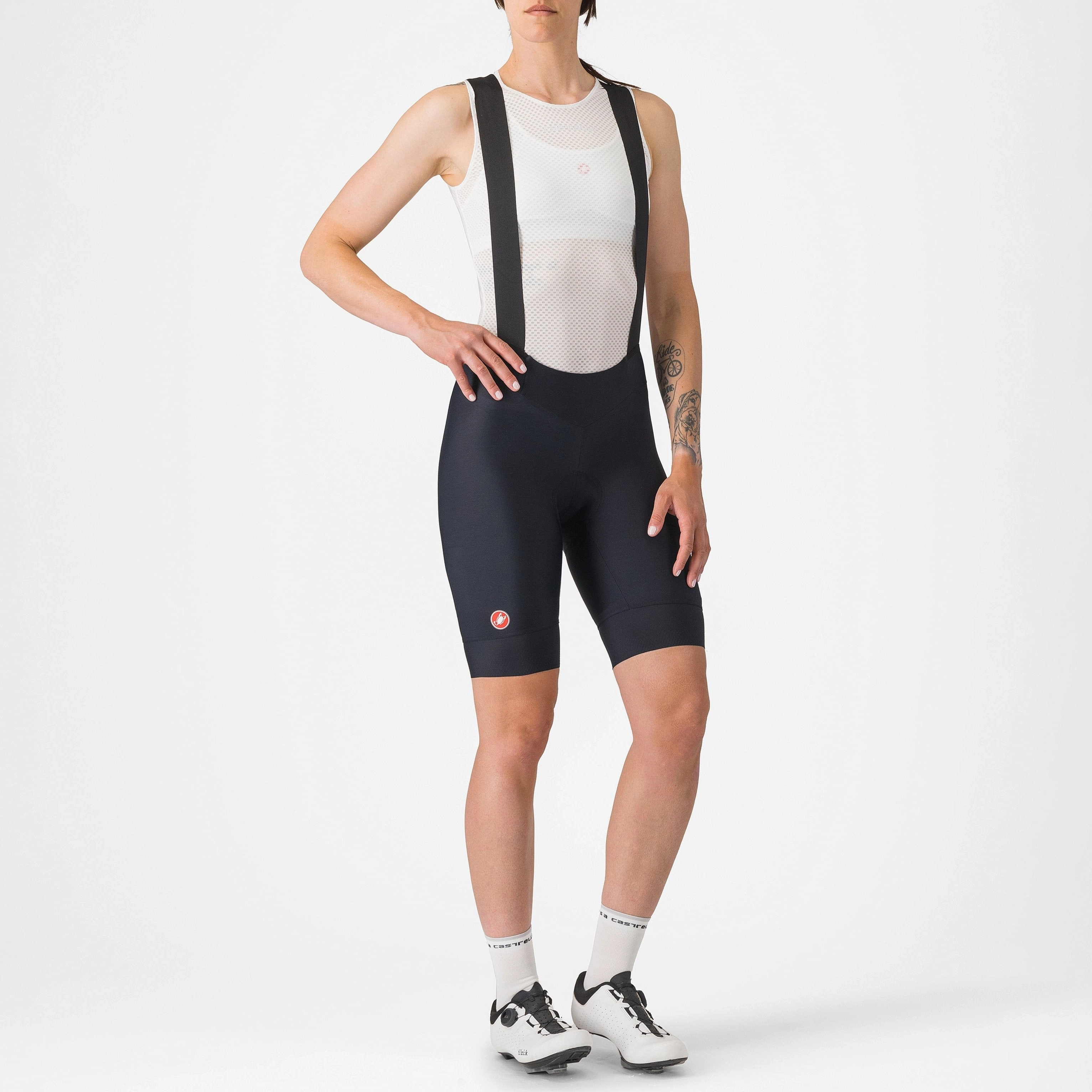 Castelli Prima 2 DT women bib shorts - Black