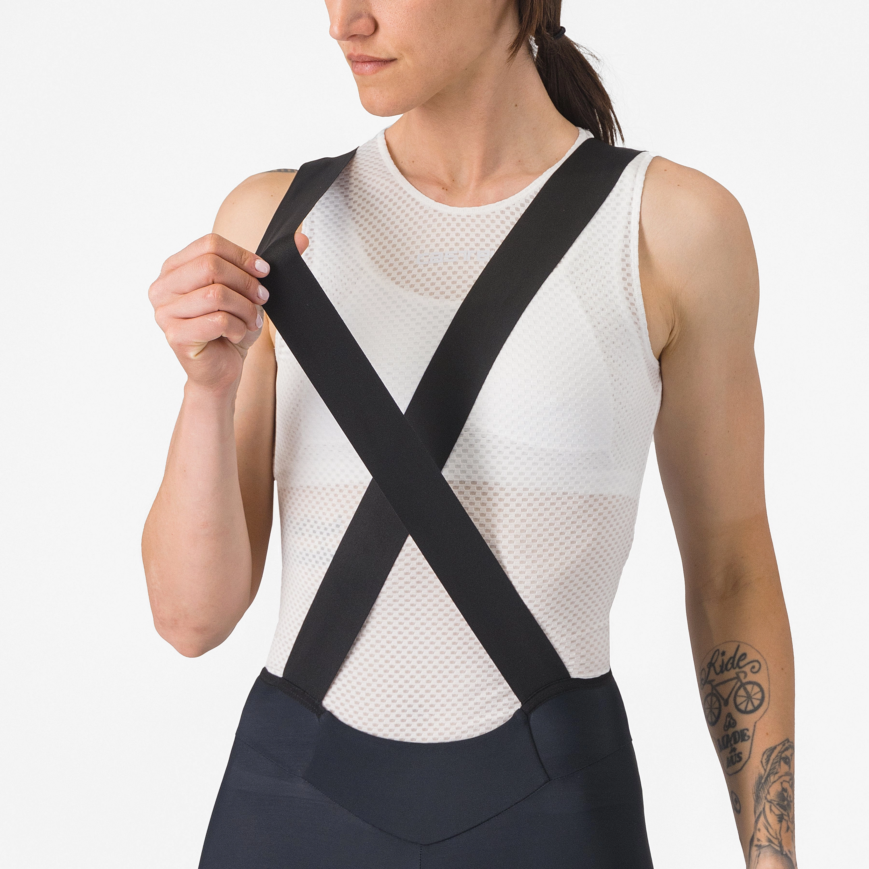 Castelli Prima 2 DT women bib shorts - Black