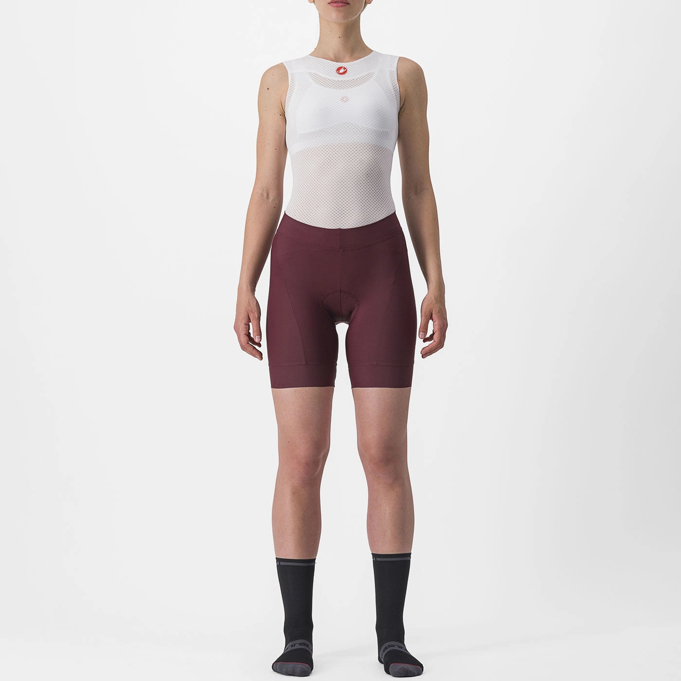 Castelli Prima woman shorts - Bordeaux