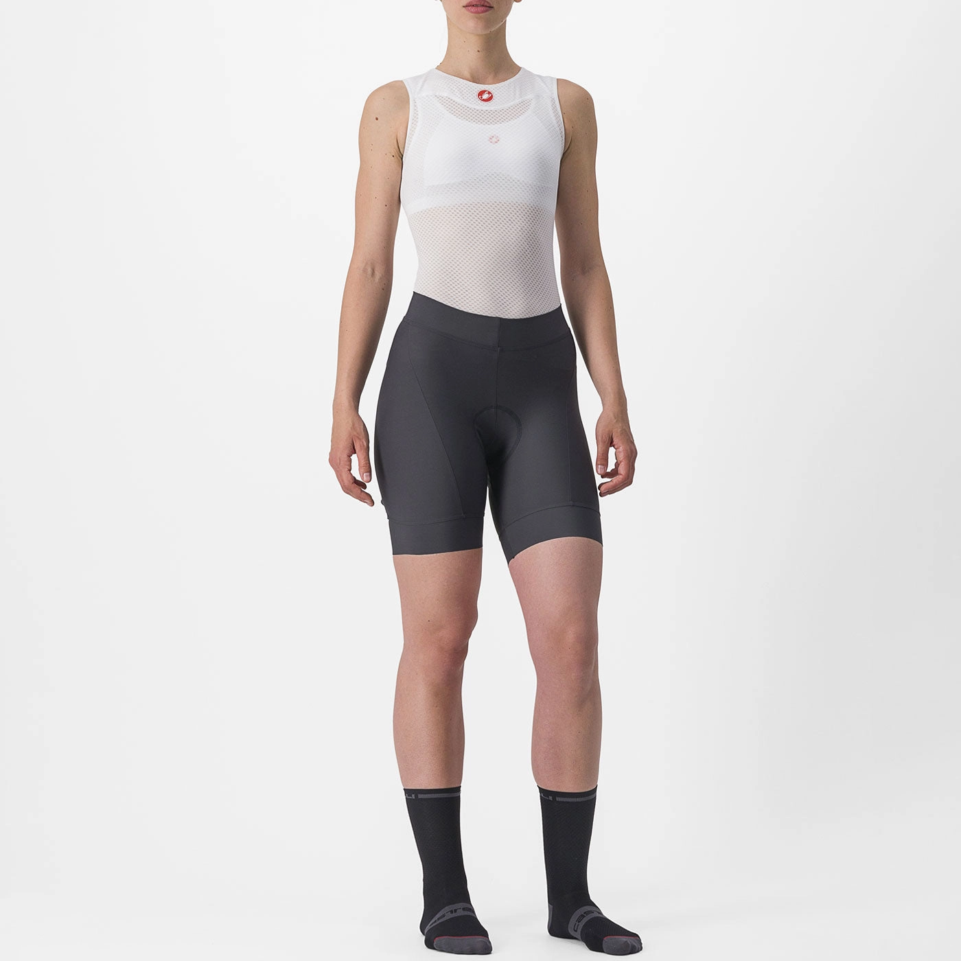 Castelli Prima woman shorts - Grey orange