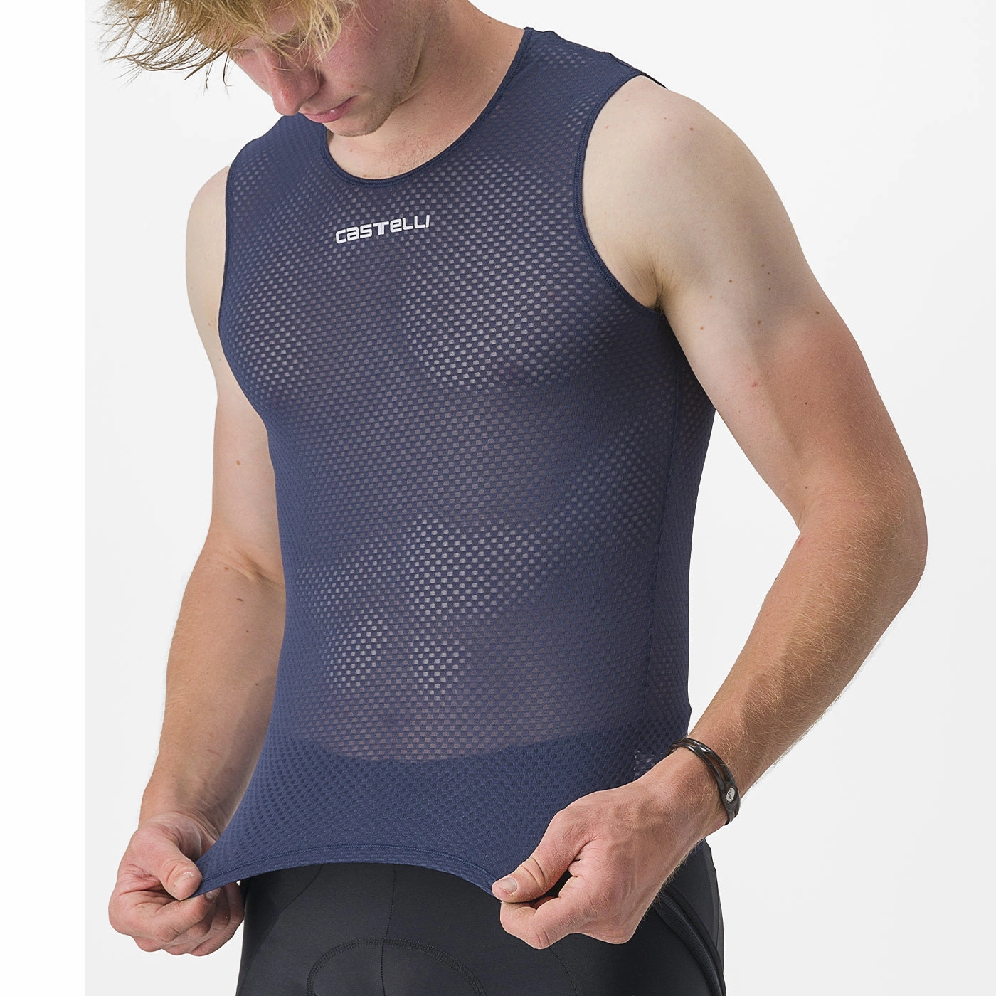 Castelli Pro Mesh 2.0 sleeveless base layer - Blue