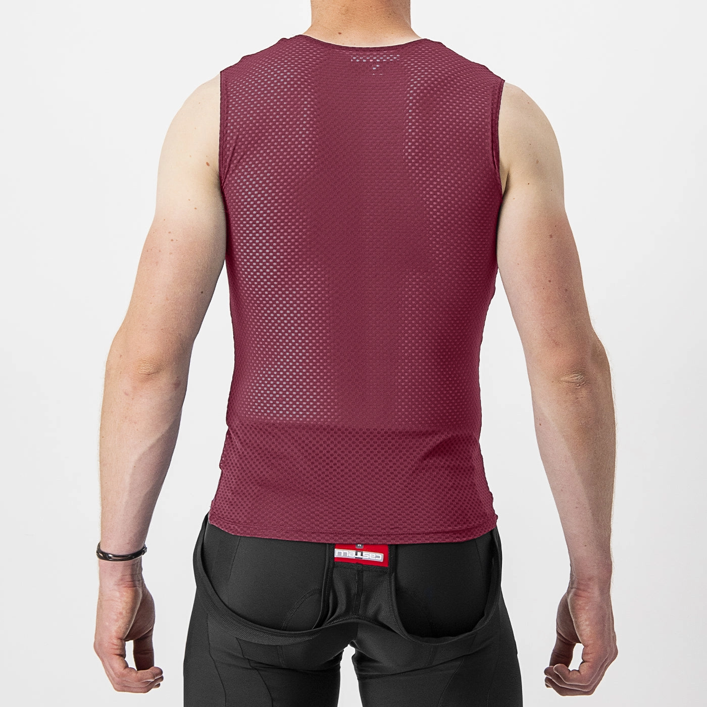 Castelli Pro Mesh 2.0 sleeveless base layer - Bordeaux