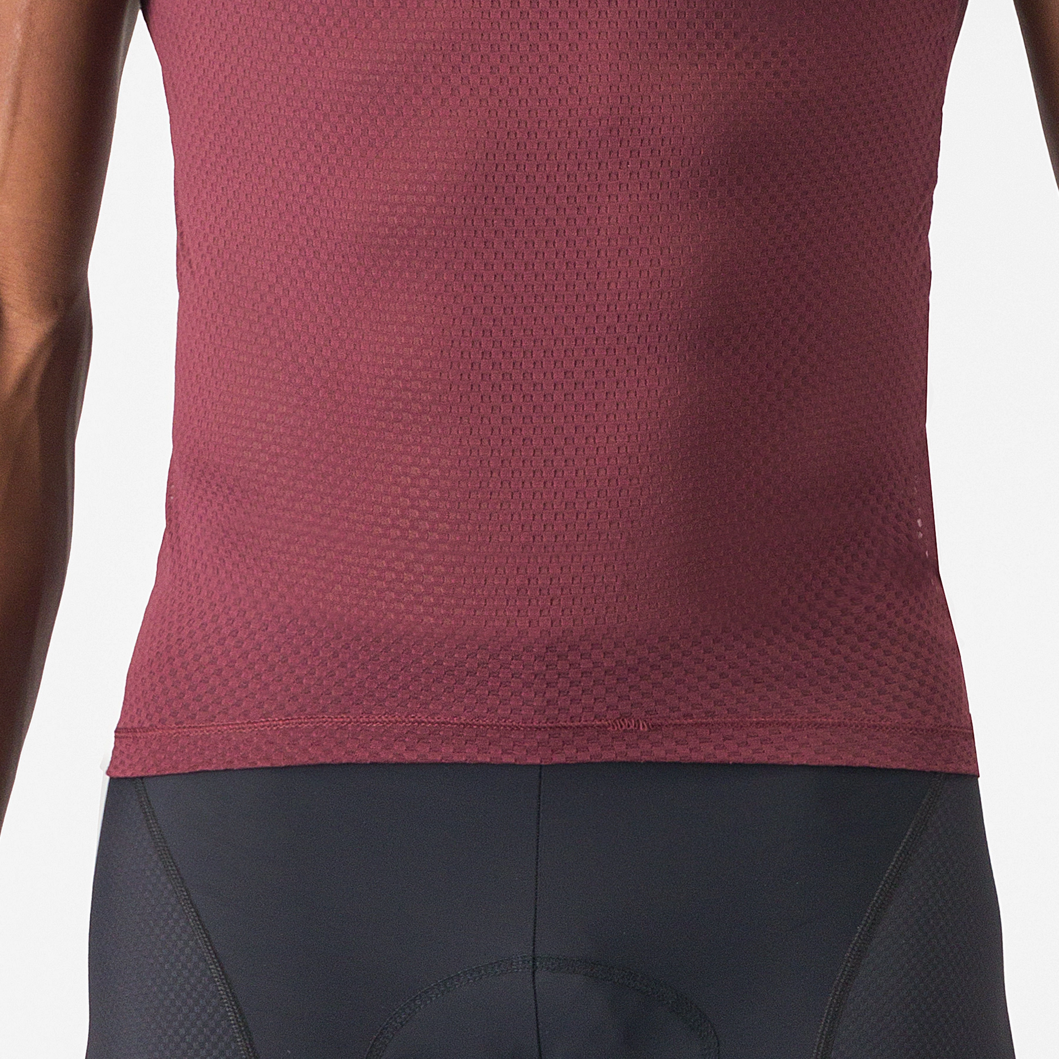 Castelli Pro Mesh 2.0 sleeveless base layer - Dark bordeaux