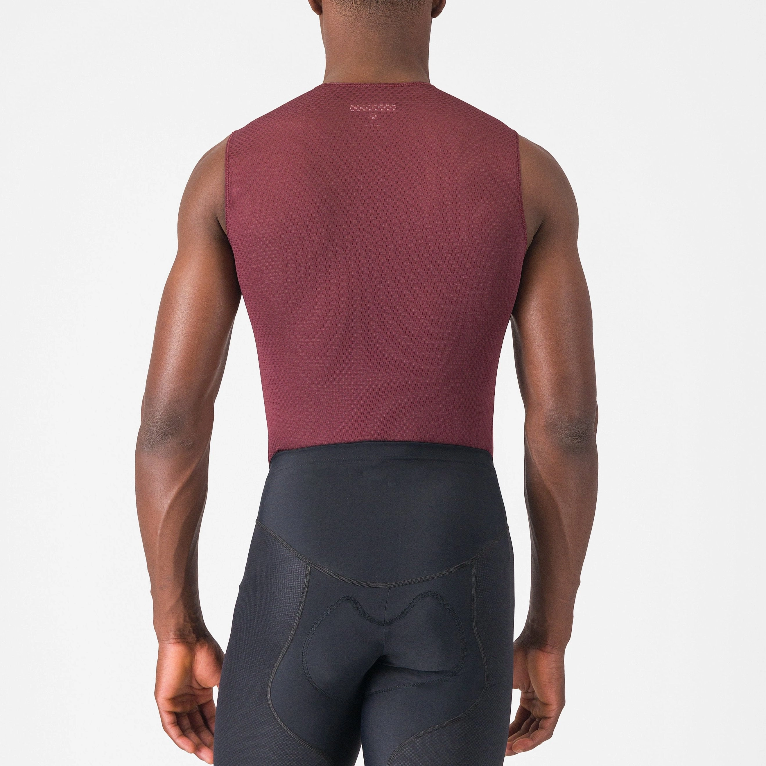 Castelli Pro Mesh 2.0 sleeveless base layer - Dark bordeaux