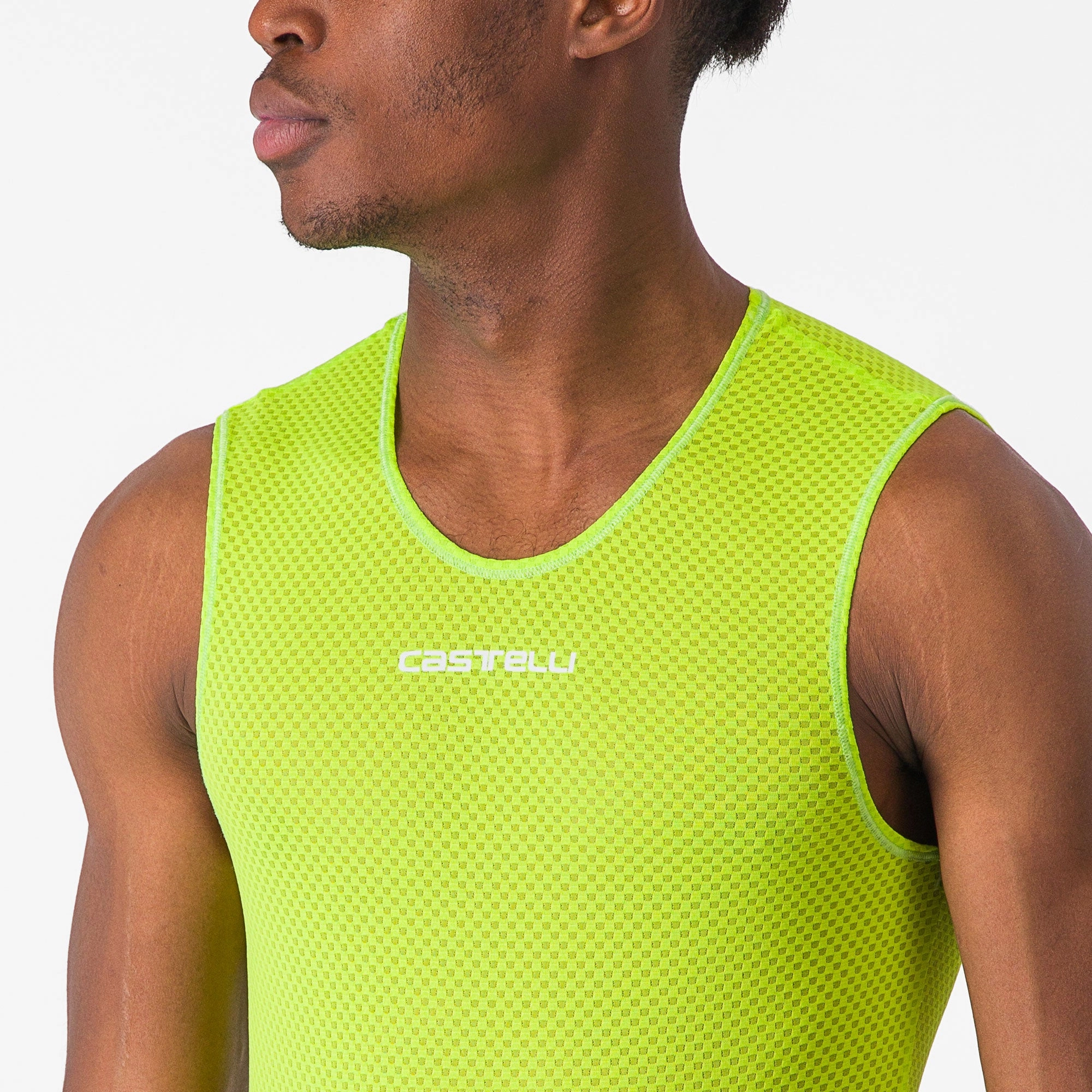 Castelli Pro Mesh 2.0 sleeveless base layer - Yellow