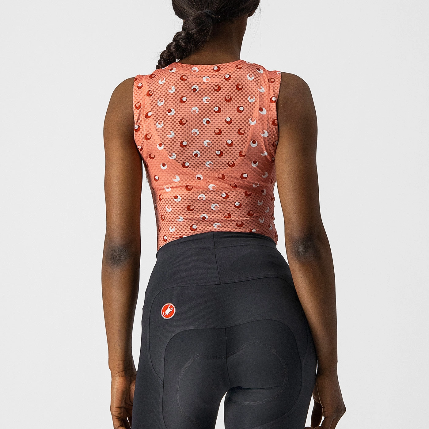 Castelli Pro Mesh 3 woman sleeveless base layer - Pink