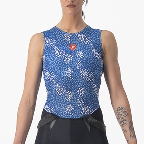 Castelli Pro Mesh 4 woman sleeveless base layer - Blue