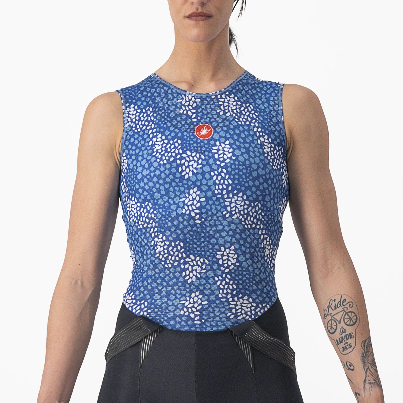 Castelli Pro Mesh 4 woman sleeveless base layer - Blue