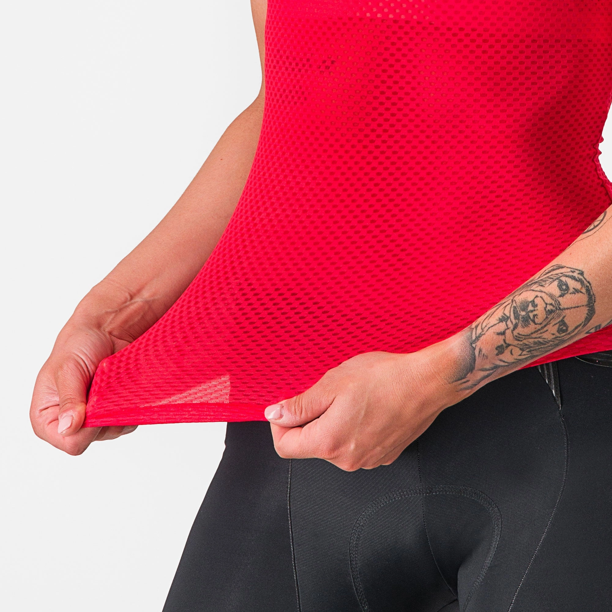 Castelli Pro Mesh 4 woman sleeveless base layer - Red