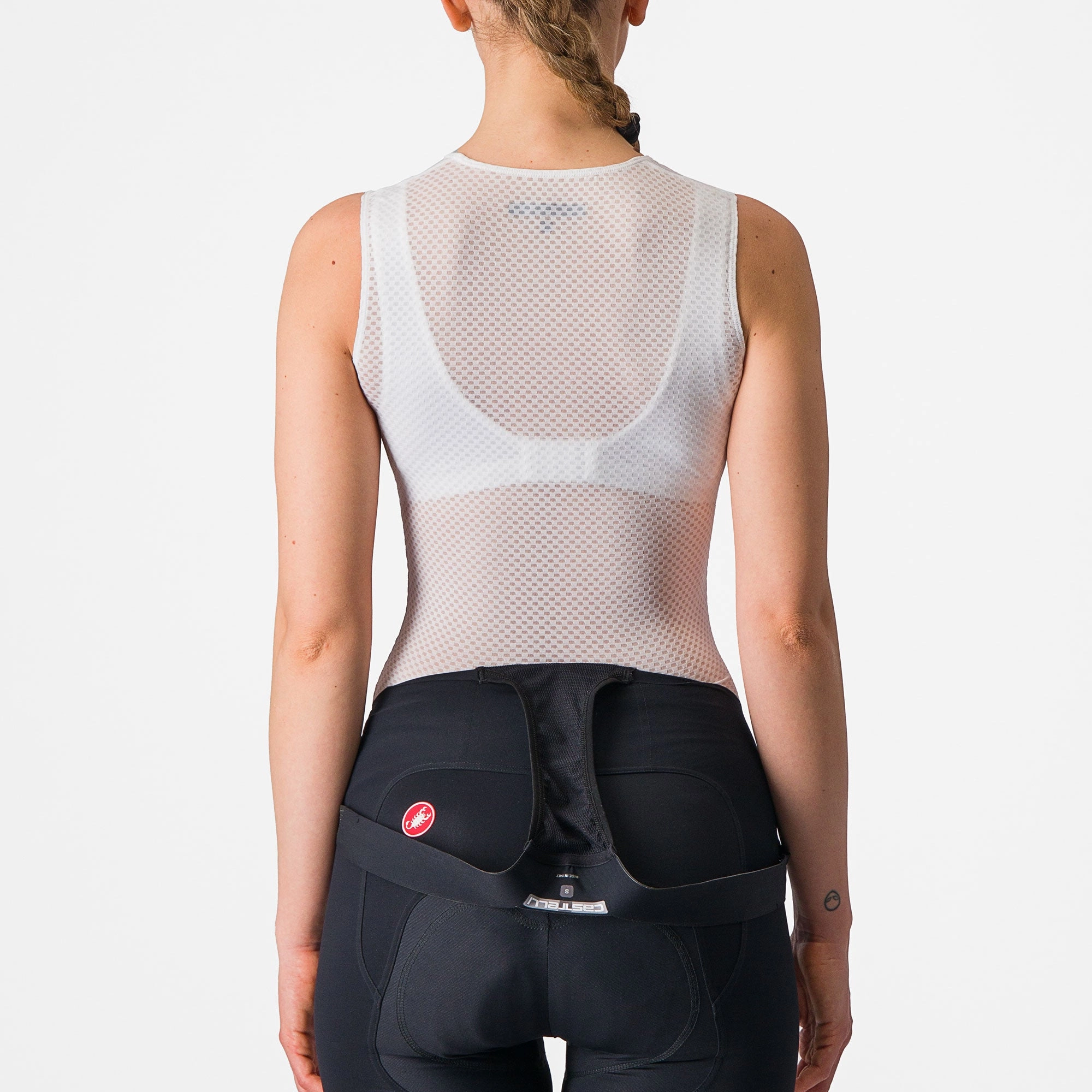 Castelli Pro Mesh 4 woman sleeveless base layer - White