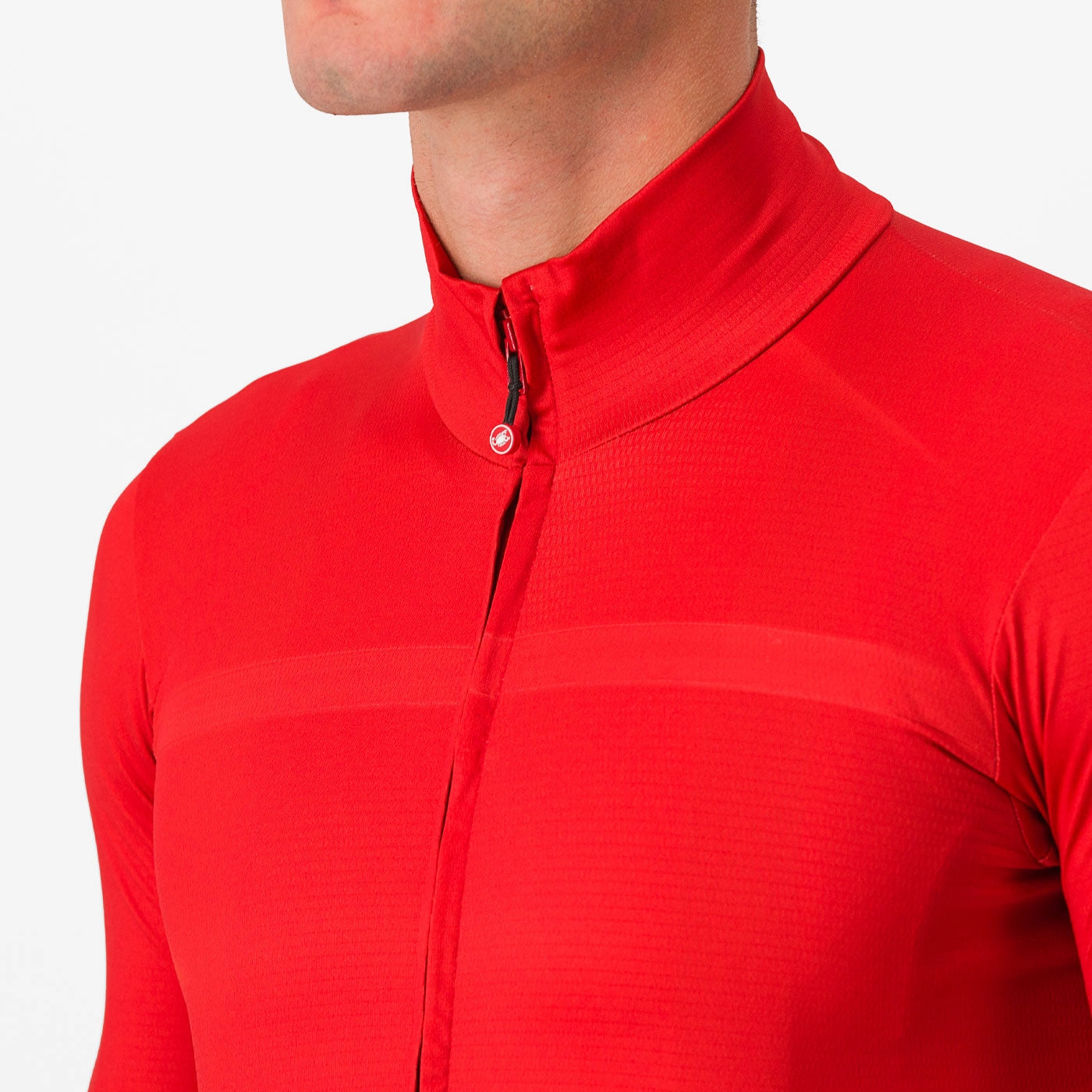 Castelli Pro Mid long sleeves jersey - Light red