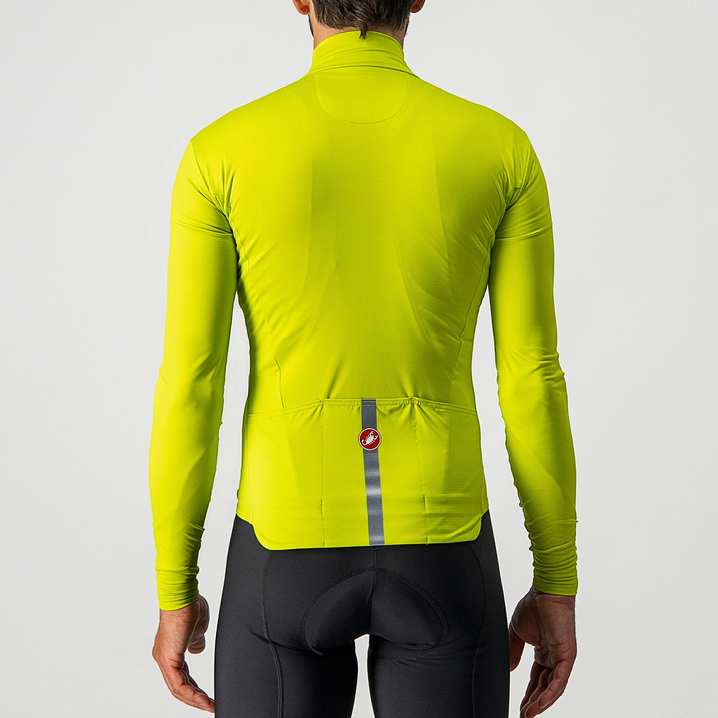 Castelli Pro Mid long sleeves jersey - Yellow fluo
