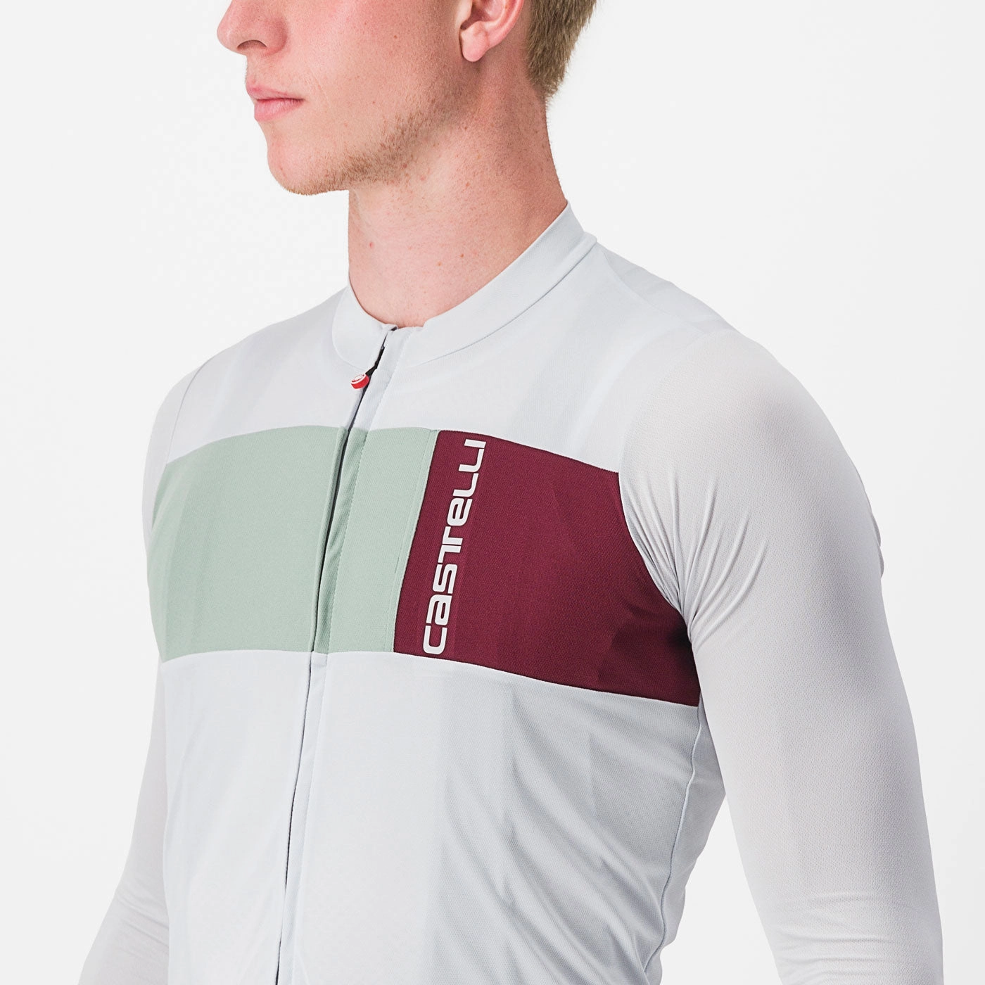 Castelli Prologo 7 long sleeves jersey - Grey