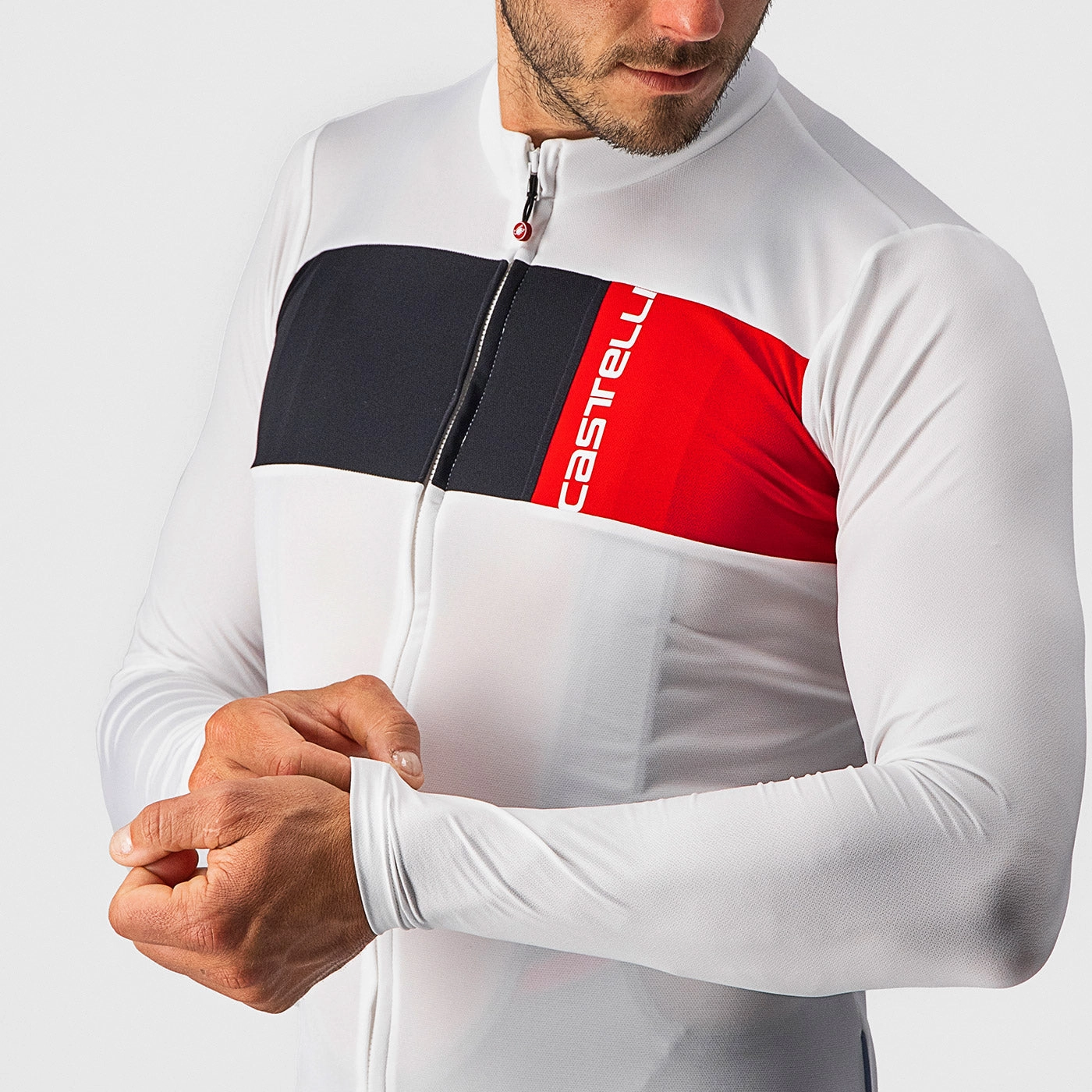 Castelli Prologo 7 long sleeves jersey - White