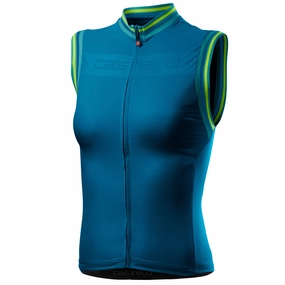 Castelli Promessa 3 woman sleeveless jersey - Blue