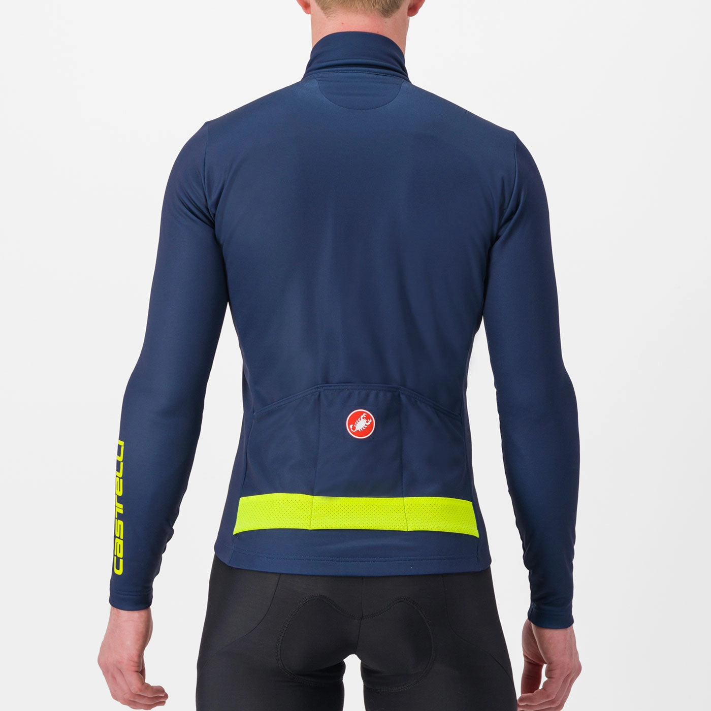 Castelli Puro 3 long sleeved jersey - Blue yellow