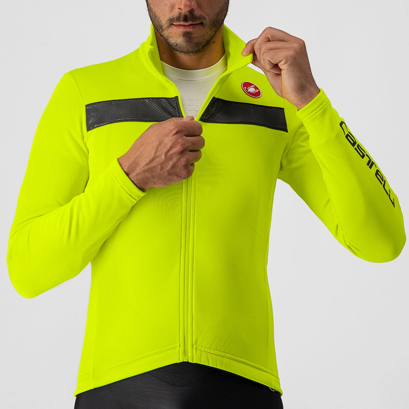Castelli Puro 3 long sleeved jersey - Yellow
