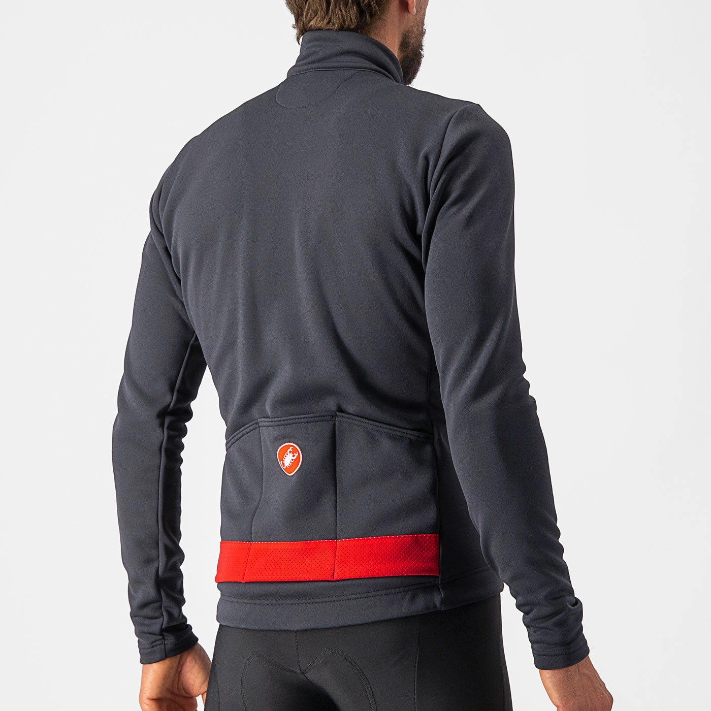 Castelli Puro 3 long sleeves jersey - Dark grey