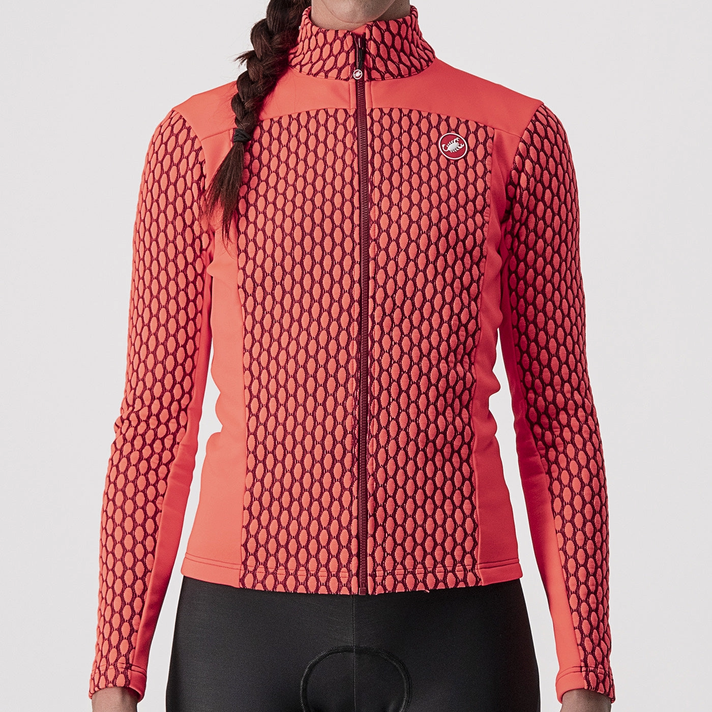 Castelli Sfida 2 long sleeves woman jersey - Pink