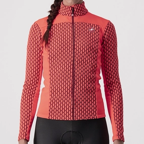 Castelli Sfida 2 long sleeves woman jersey - Pink