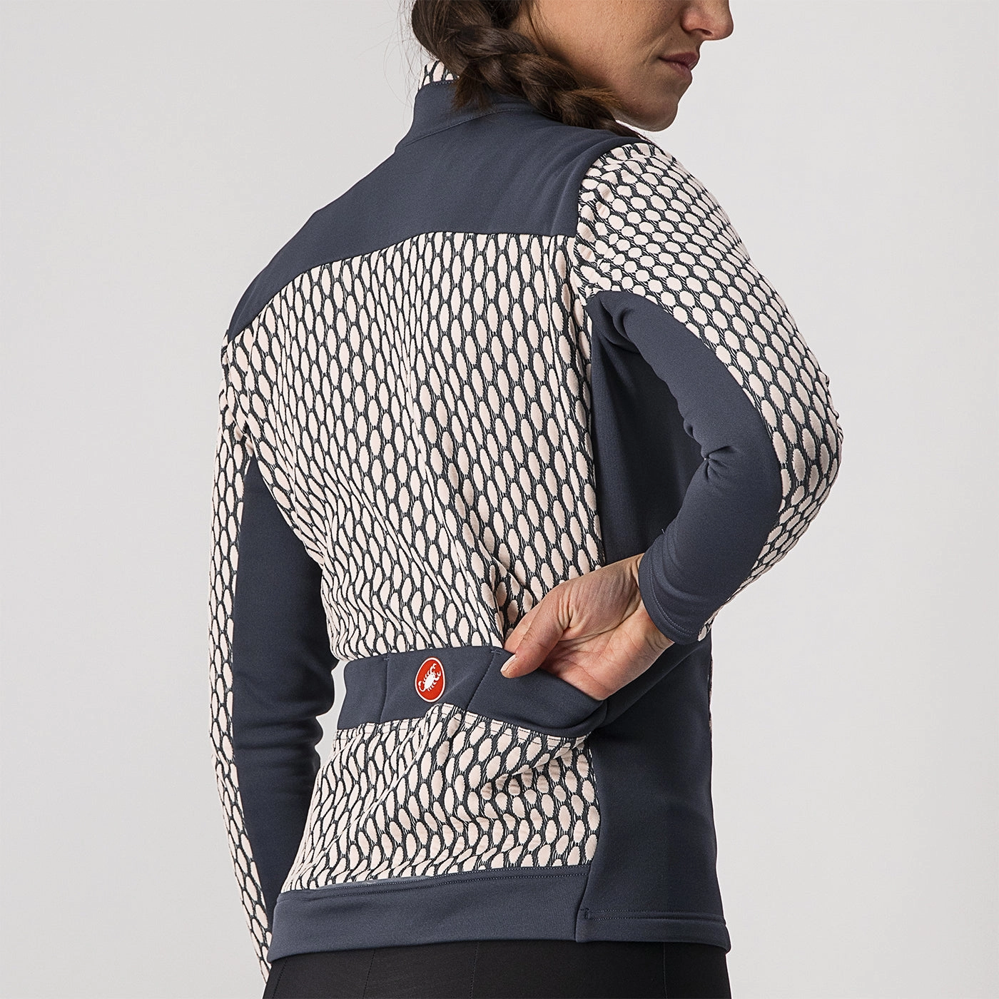 Castelli Sfida 2 long sleeves woman jersey - Pink Blue