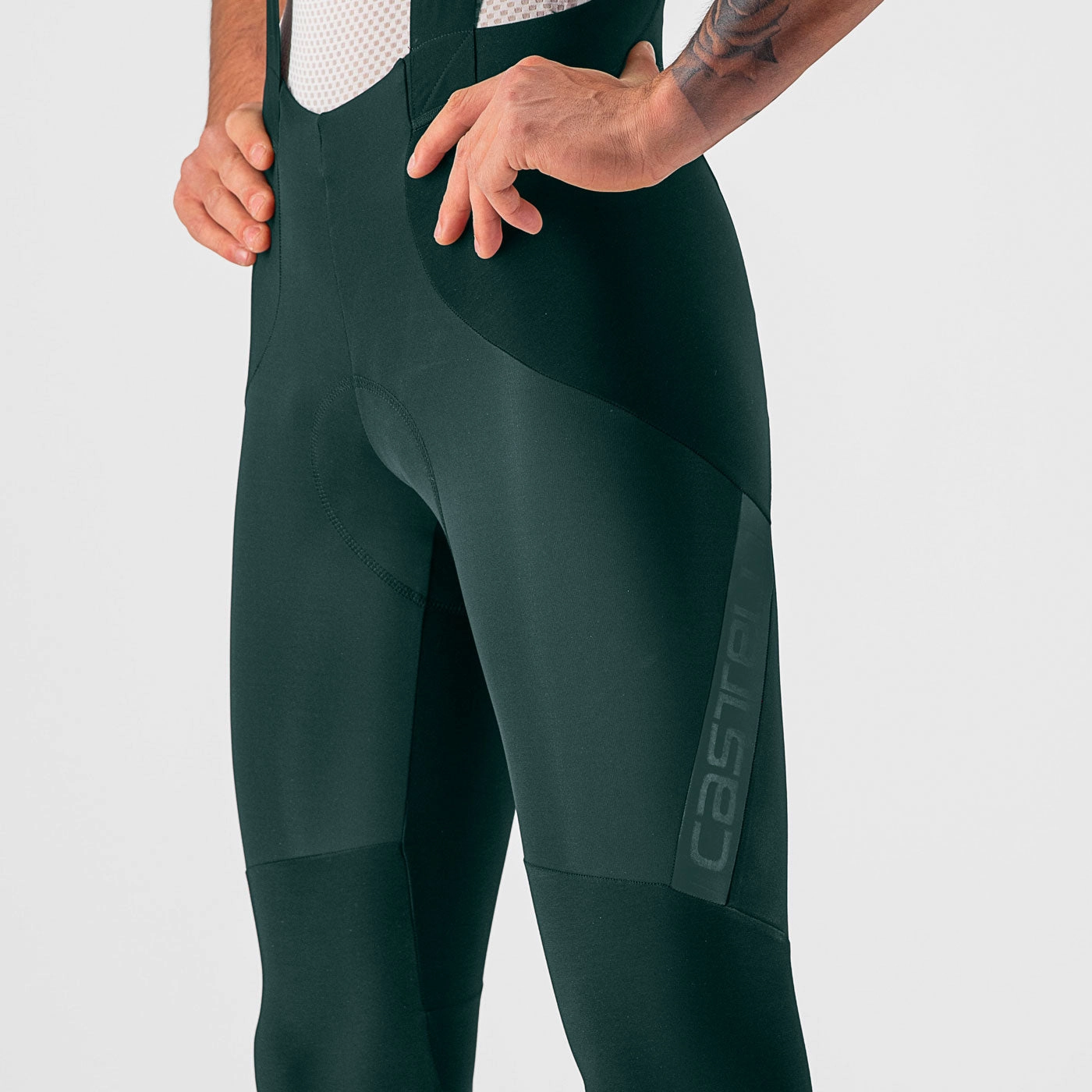 Castelli Sorpasso Ros bib tight - Green