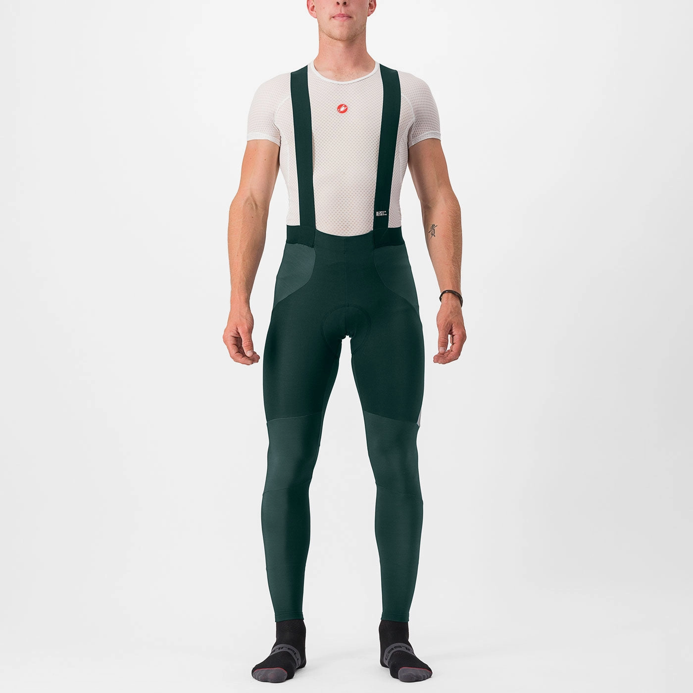 Castelli Sorpasso Ros bib tight - Green