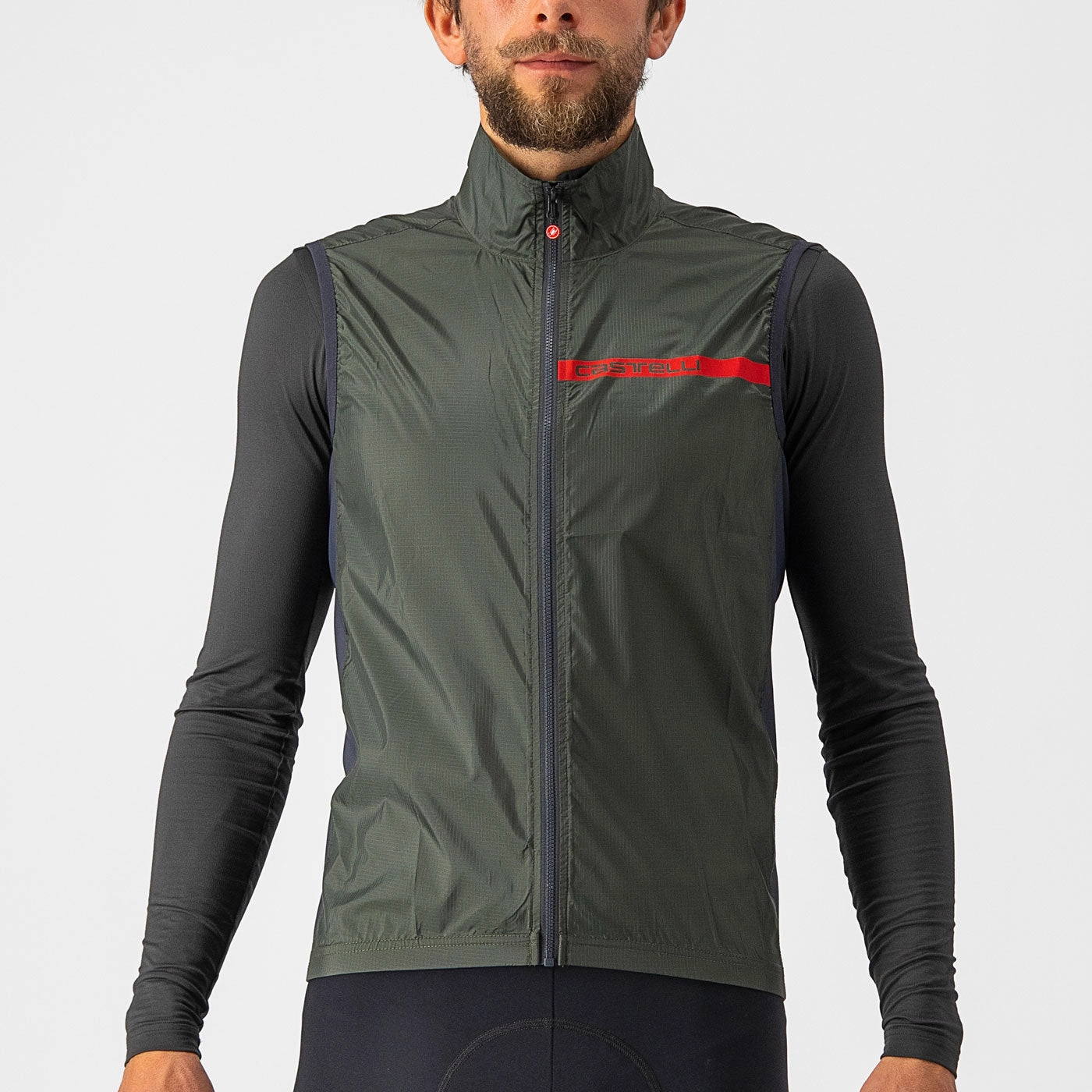 Castelli Squadra Stretch vest - Dark green