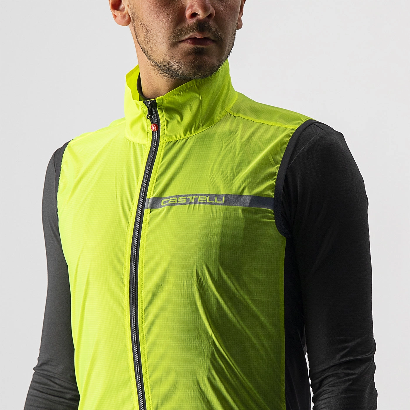 Castelli Squadra Stretch vest - Yellow Fluo
