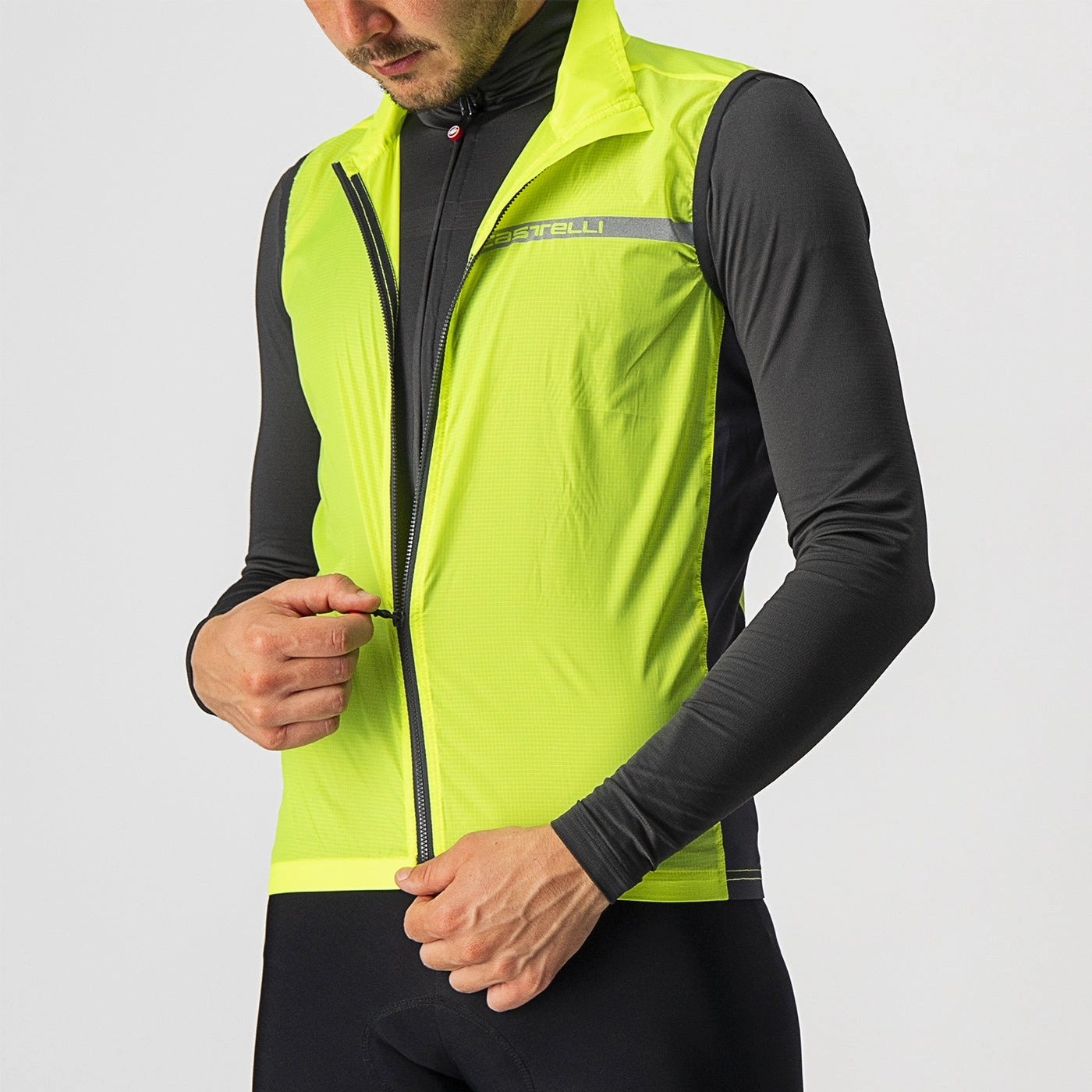 Castelli Squadra Stretch vest - Yellow Fluo