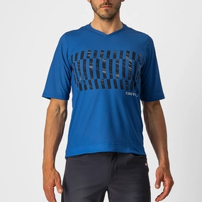 Castelli Trail Tech Tee jersey - Blue