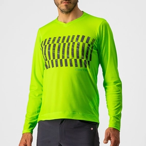 Castelli Trail Tech Tee long sleeves jersey - Green