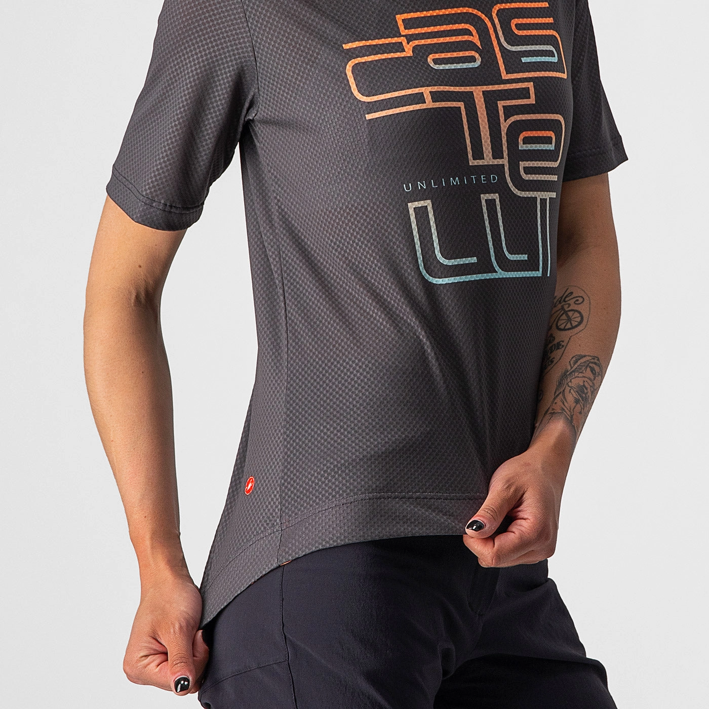 Castelli Trail Tech woman jersey - Grey