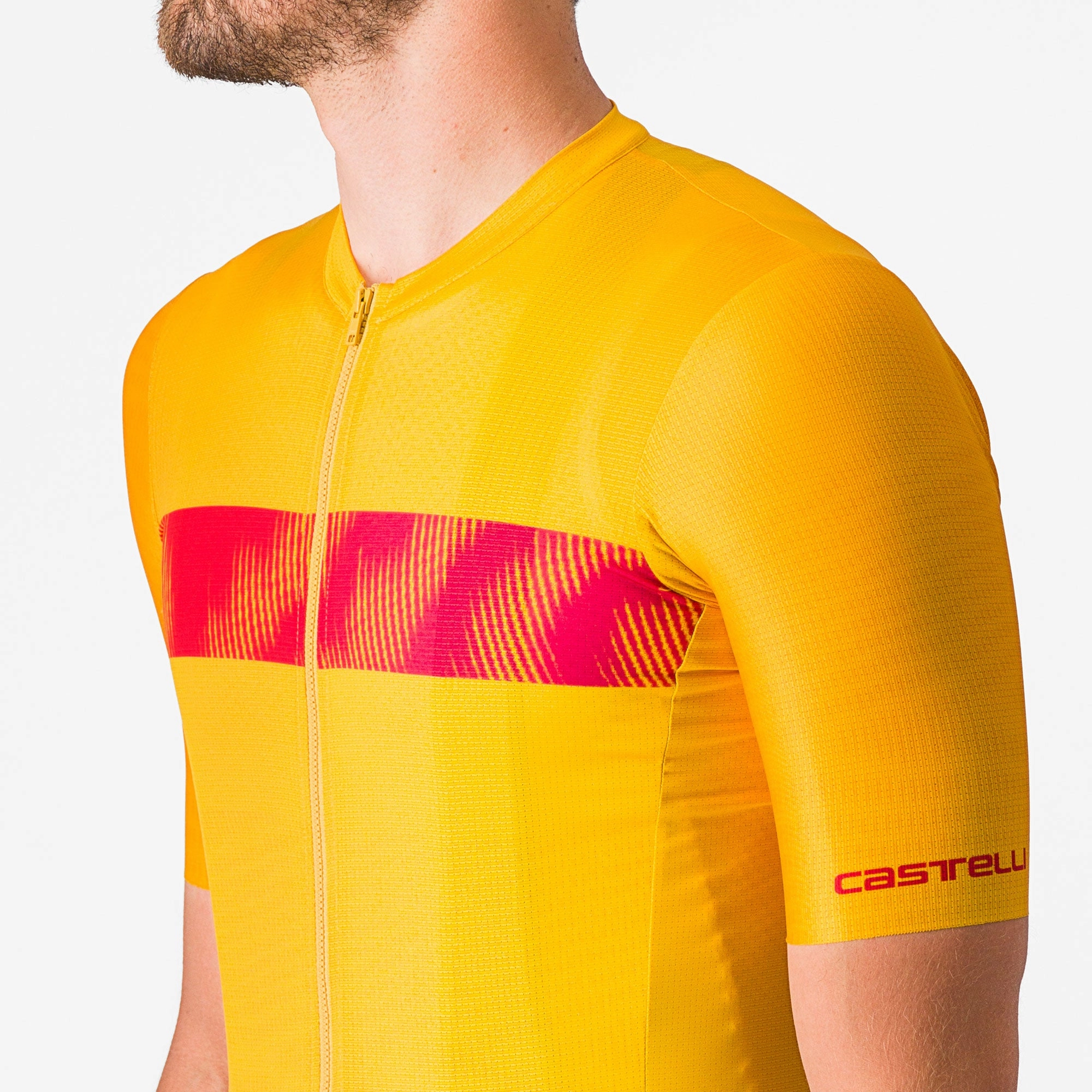Castelli Unlimited Endurance jersey - Dark yellow