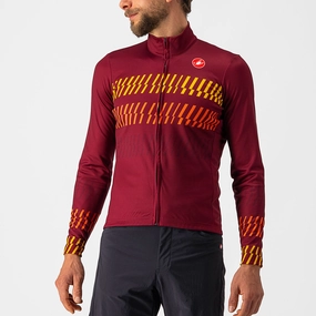 Castelli Unlimited Thermal long sleeves jersey - Bordeaux