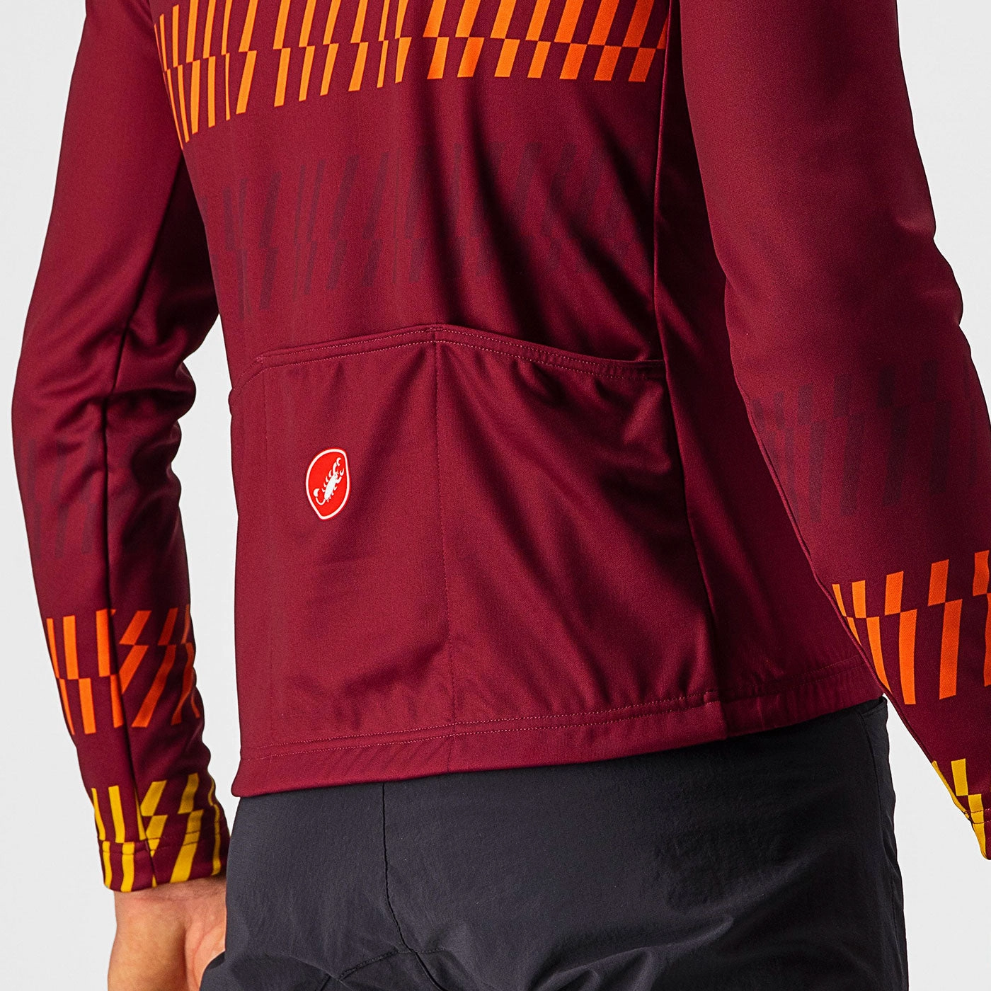Castelli Unlimited Thermal long sleeves jersey - Bordeaux