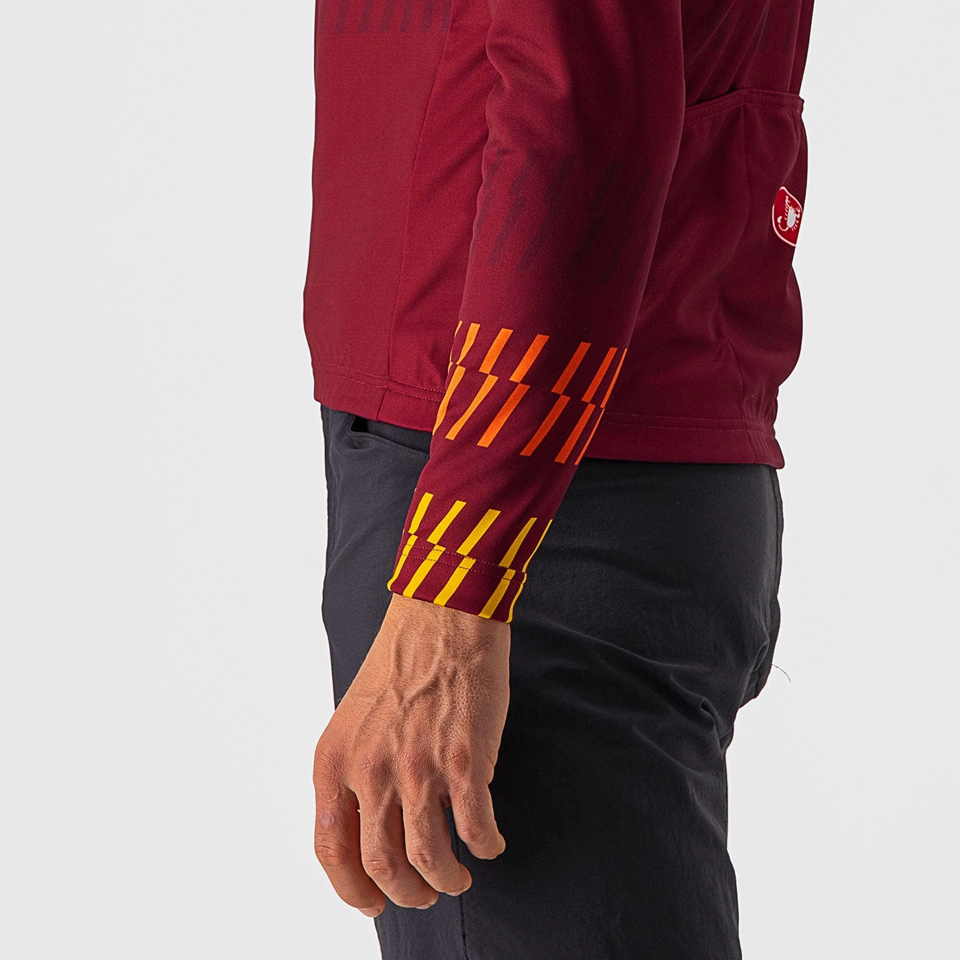 Castelli Unlimited Thermal long sleeves jersey - Bordeaux