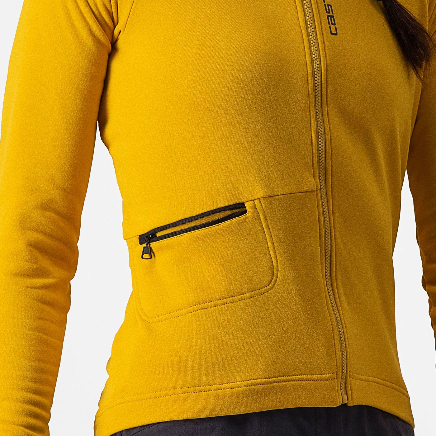 Castelli Unlimited Trail woman long sleeves jersey - Yellow