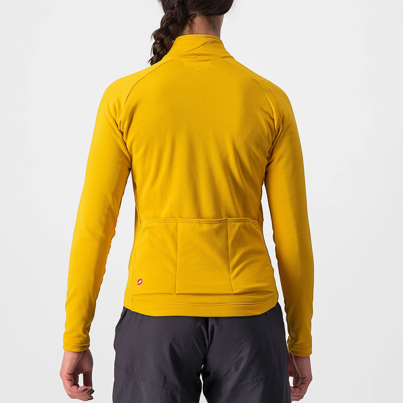 Castelli Unlimited Trail woman long sleeves jersey - Yellow