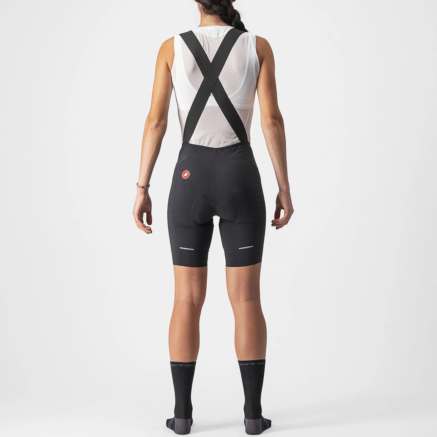 Castelli Velocissima 3 woman bib short - Black