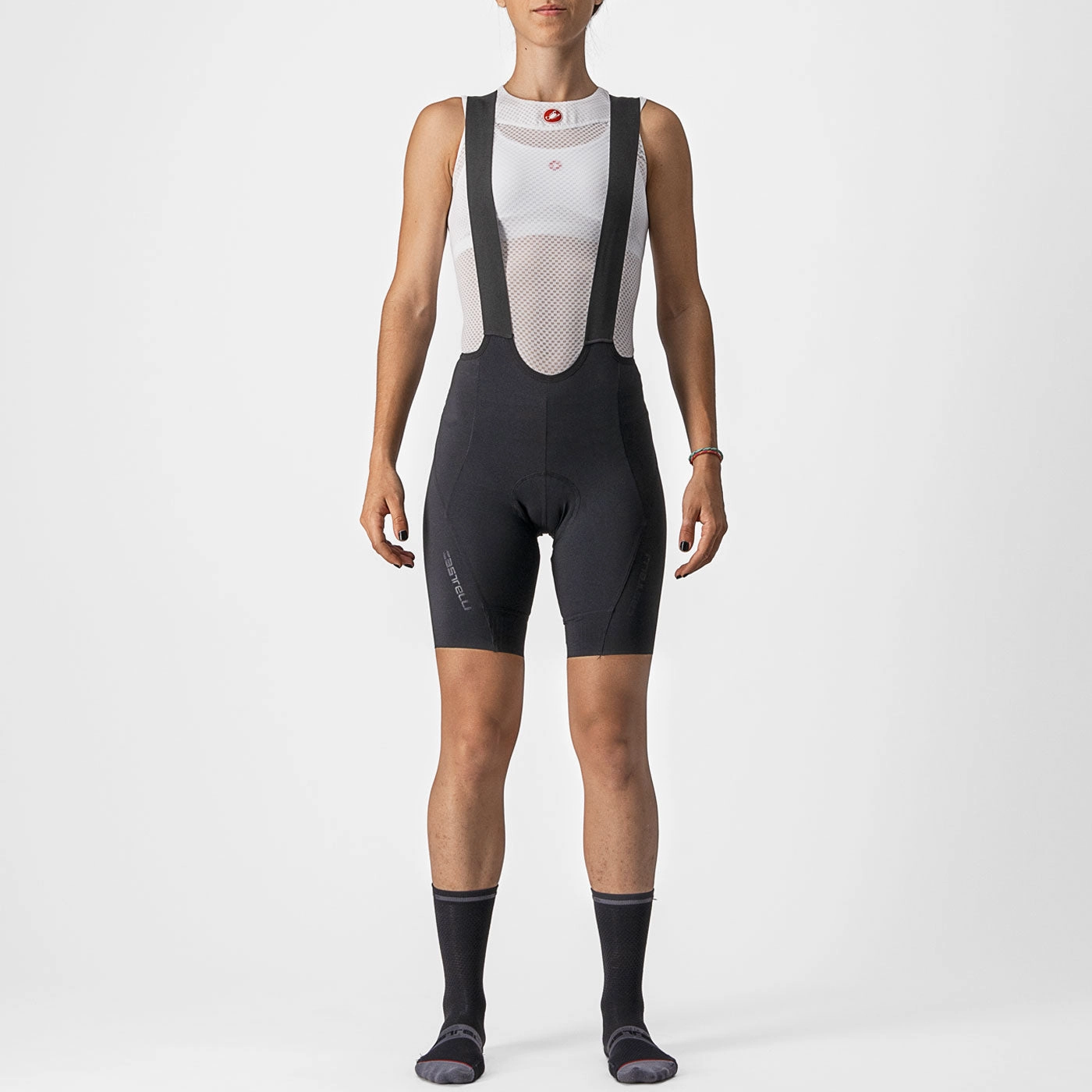 Castelli Velocissima 3 woman bib short - Black