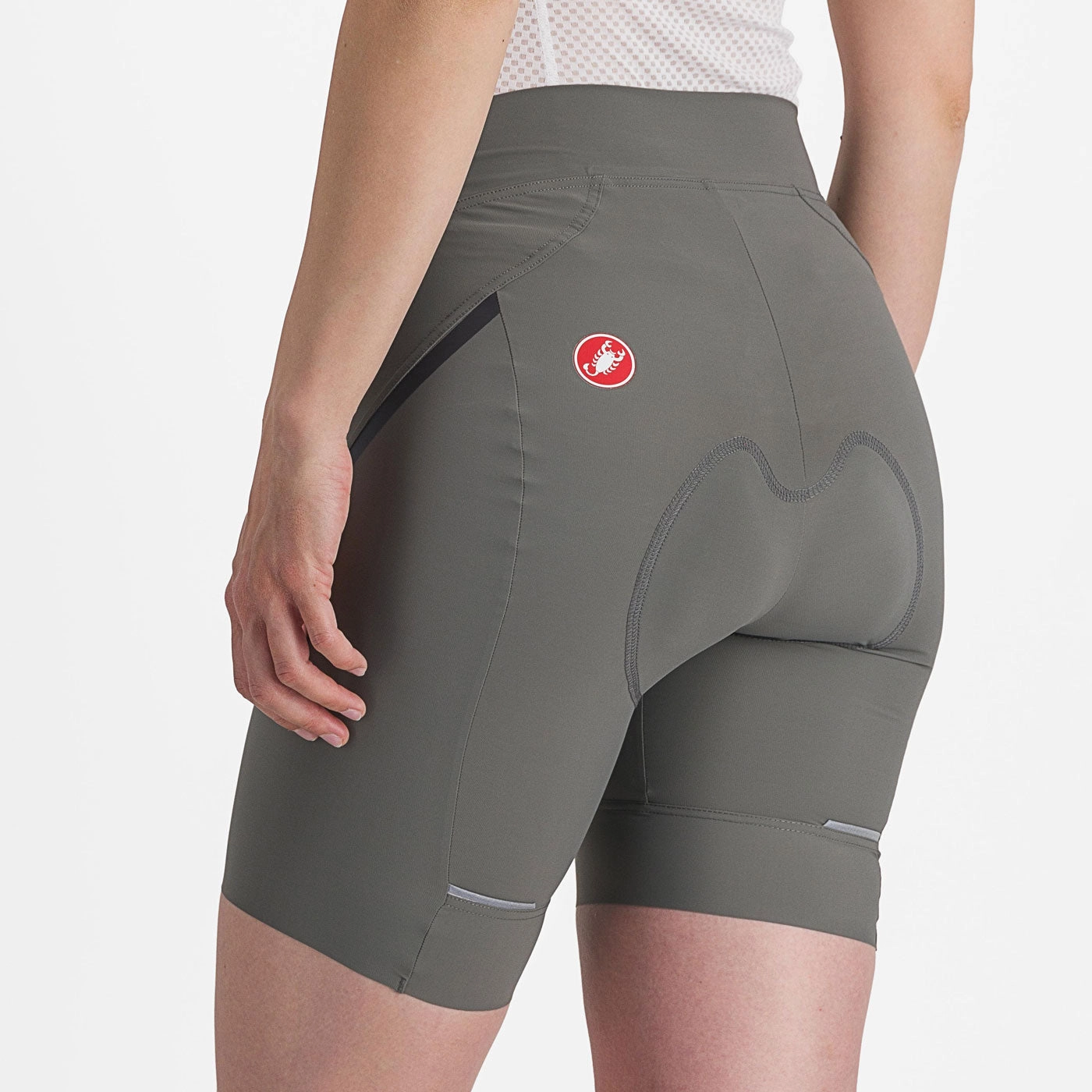 Castelli Velocissima 3 woman shorts - Light grey