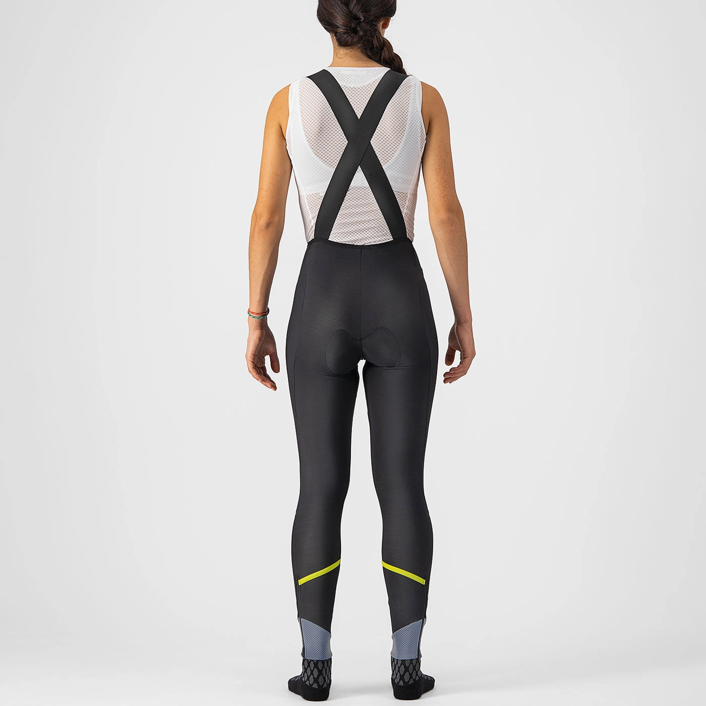 Castelli Velocissima DT women bib tight - Black green