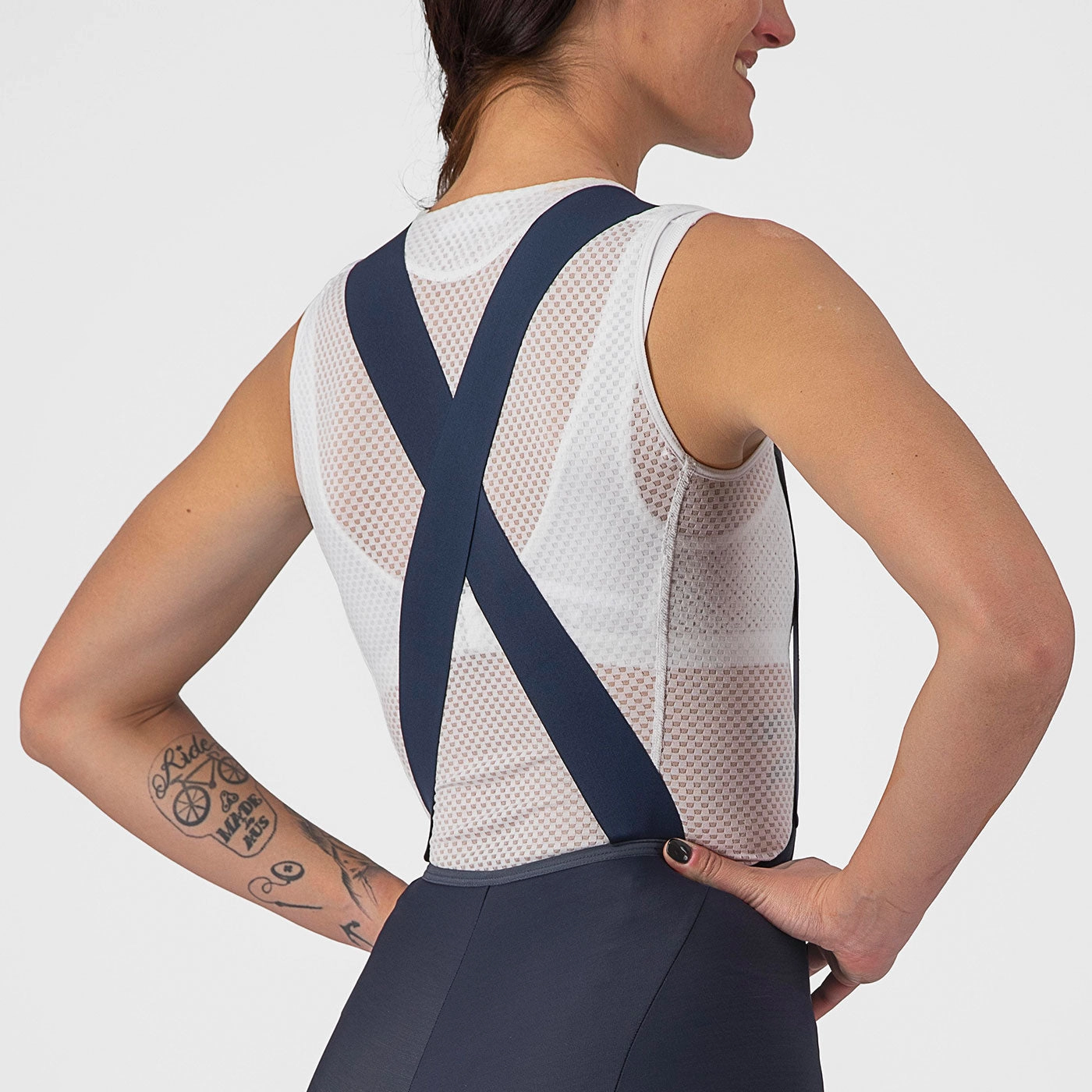 Castelli Velocissima DT women bib tight - Blue