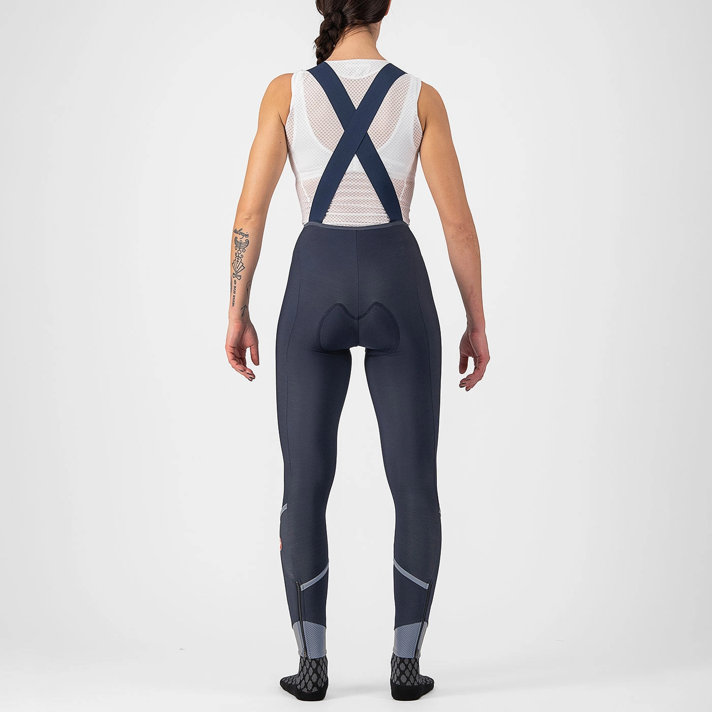 Castelli Velocissima DT women bib tight - Blue